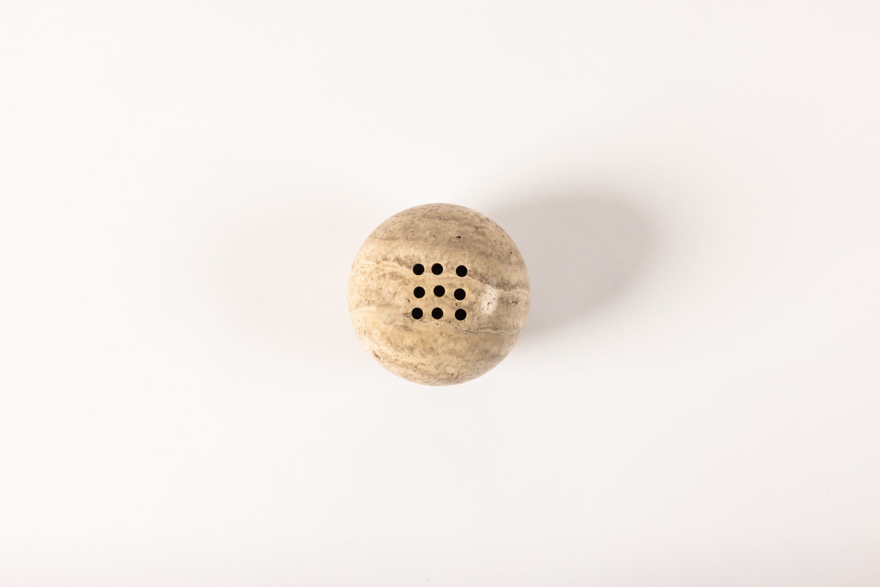 Silver Sands - Marble Incense Sphere