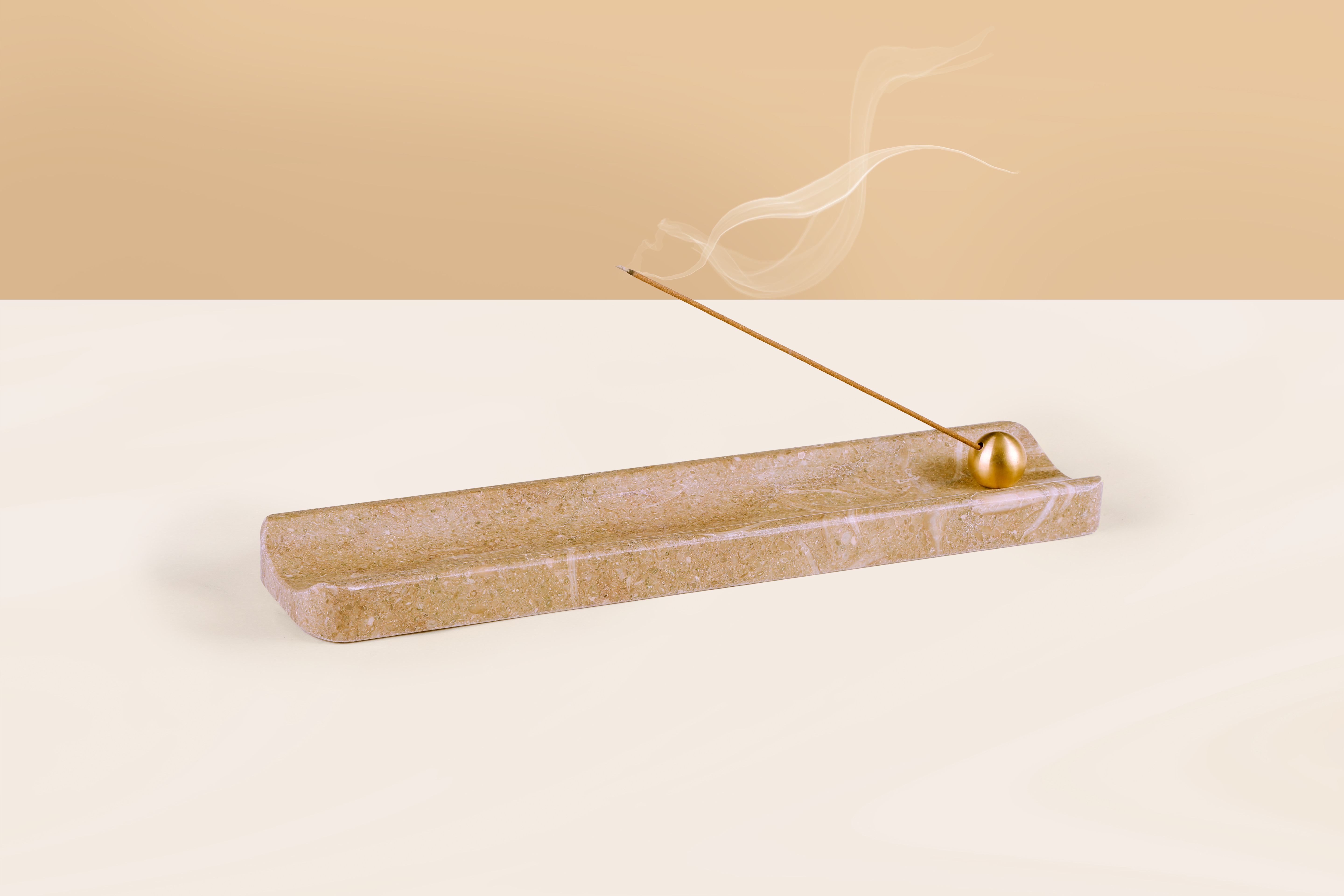Rustic Green - Marble Incense Tray